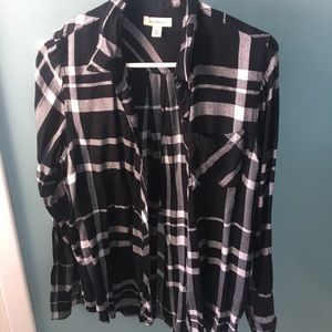 Calvin Klein button-down top, size medium.